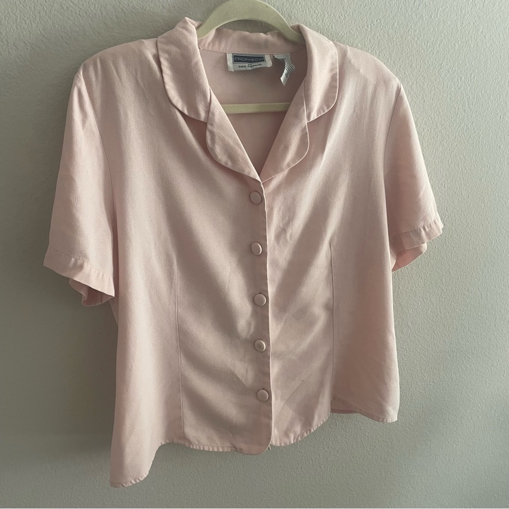 Sag Harbor Light Pink Button Down Shirt